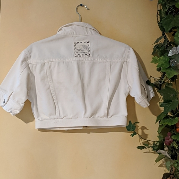 White Jean Jacket - Picture 2 of 4